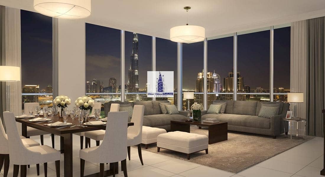 Amazing 1 B/r+Study  Apartment For Sale In Boulevard Crescent At Minus 20% with Burj/Fountain View