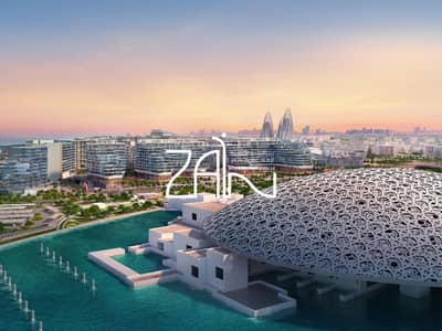 استوديو  للبيع في جزيرة السعديات، أبوظبي - Louvre Abu Dhabi Residences-04. jpg