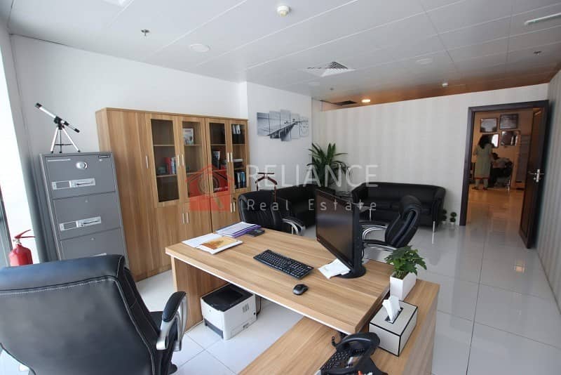 Best Price|Spacious Fitted office| Near to Business Bay Metro