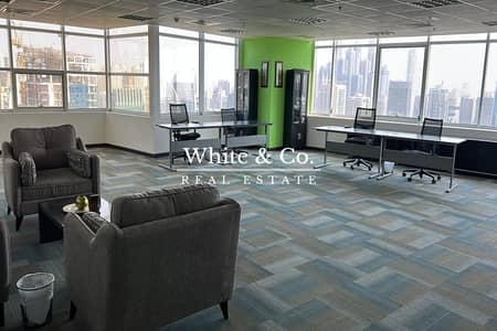 Office for Rent in Jumeirah Lake Towers (JLT), Dubai - BRIGHT CORNER I FURNISHED I AMAZING VIEWS