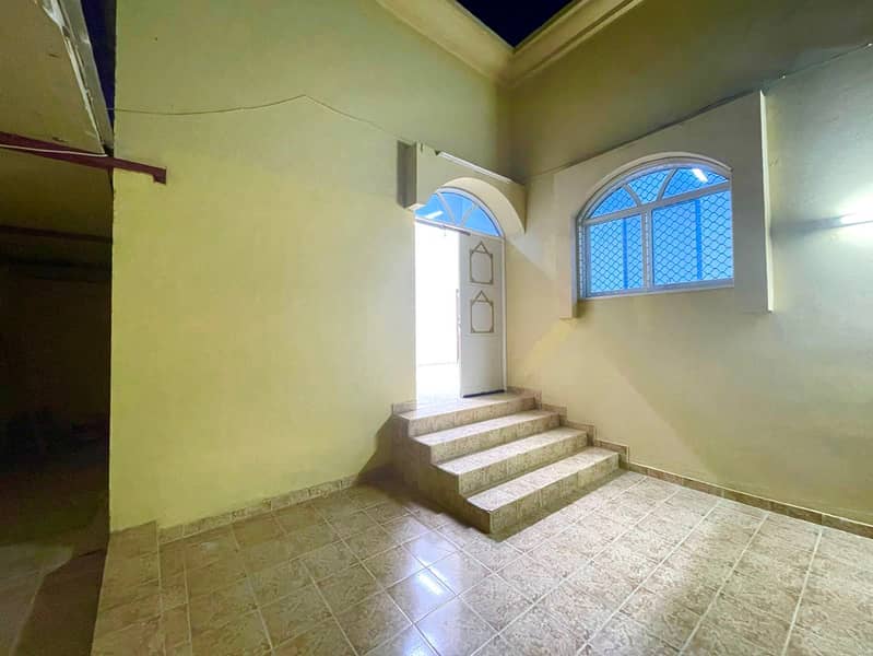 Private Entrance - 2 Bedrooms Hall + Private Yard with 2 Bathrooms in Al Falah