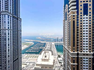 1 Bedroom Apartment for Sale in Dubai Marina, Dubai - Fully Furnished  | Upgraded  | Sea View
