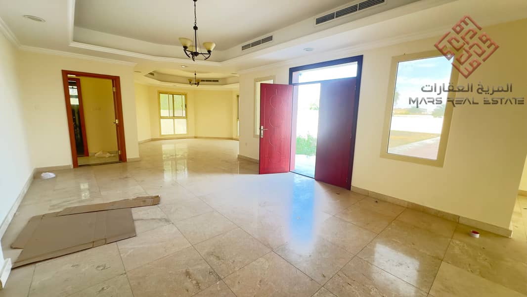 Spacious 5 bedrooms villa is available for rent in muwafjah for 135000 AED yearly