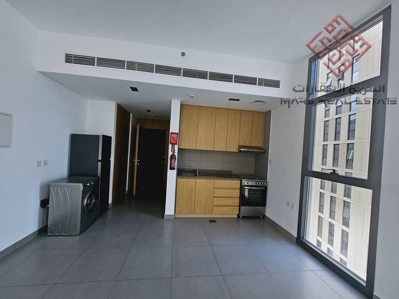 Studio available for rent with Pool, Gym,Parking in Al mamsha sharjah