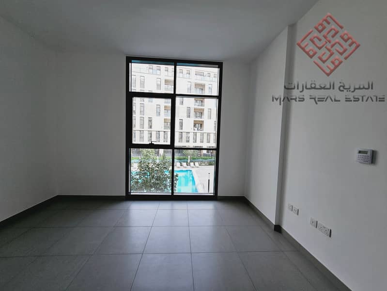 1BHK available for rent with pool view in Al mamsha  sharjah