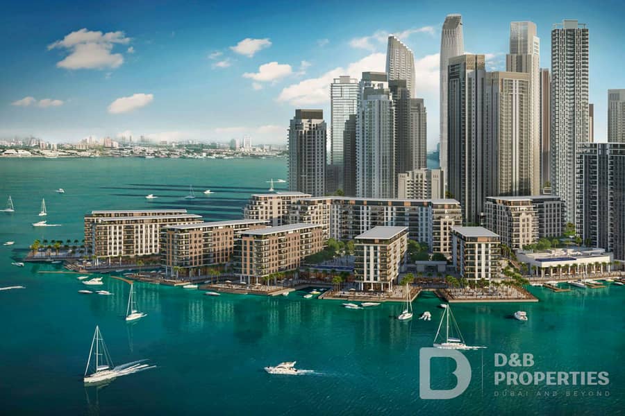 位于迪拜溪港，格罗夫2期，海湾二期 8 号楼 3 卧室的公寓 4500000 AED - 8625127