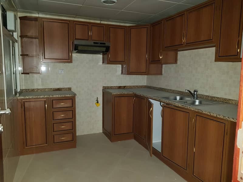 Ready to move 2bhk with maid room, open view in al Taawun area rent 40k/42k in 4/6 cheqs