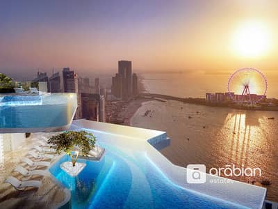 3 Bedroom Apartment for Sale in Dubai Marina, Dubai - Sea, Palm and Beach View | 60/40 | Ready 2027