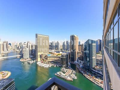 2 Bedroom Flat for Rent in Dubai Marina, Dubai - Exclusive | High Floor | Full Marina View
