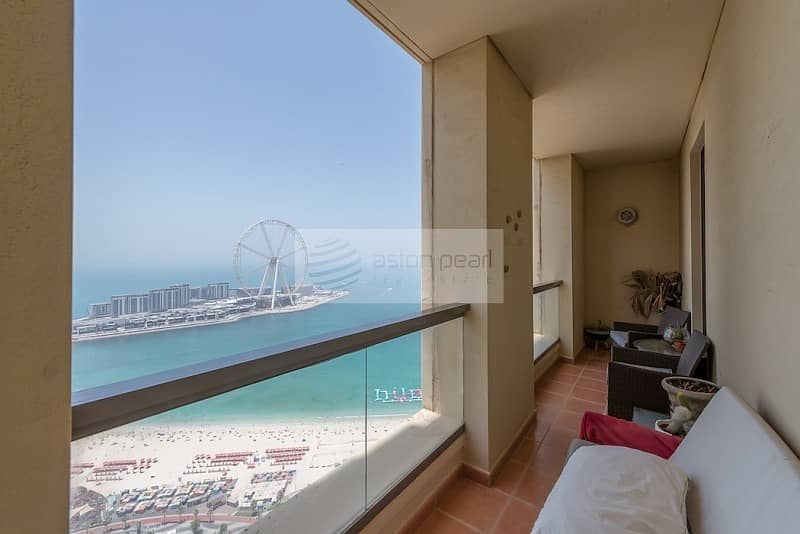 Half Floor | Largest 3BR | Panoramic Sea