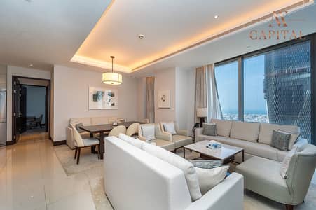 2 Bedroom Apartment for Sale in Downtown Dubai, Dubai - High Floor | Rented | Sea View | 2 Bed