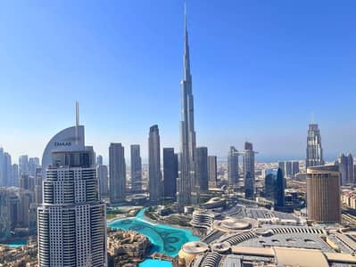 3 Bedroom Apartment for Rent in Downtown Dubai, Dubai - Vacant Unit | Burj Khalifa and Fountain View