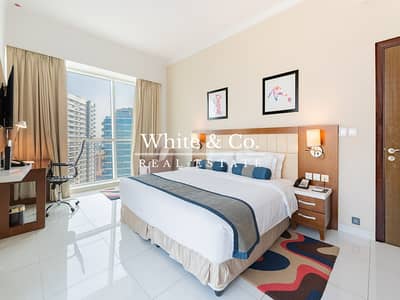 شقة 2 غرفة نوم للايجار في مدينة دبي الرياضية، دبي - شقة في فندق وأجنحة تريبان من فخرالدين،مدينة دبي الرياضية 2 غرف 114000 درهم - 8628846