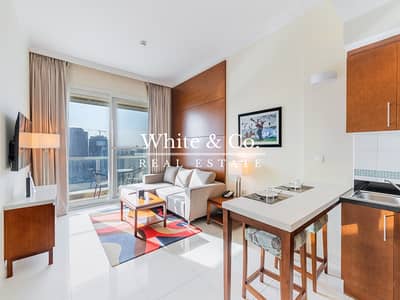 فلیٹ 1 غرفة نوم للايجار في مدينة دبي الرياضية، دبي - شقة في فندق وأجنحة تريبان من فخرالدين،مدينة دبي الرياضية 1 غرفة 80000 درهم - 8628847