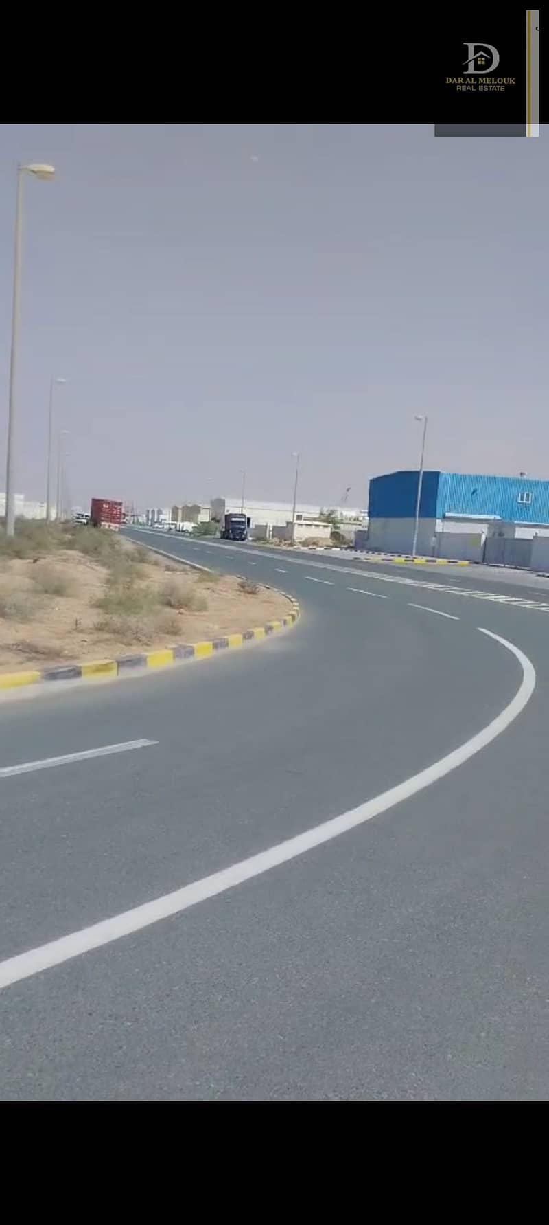For sale in Sharjah, the old Al-Saja’a industrial area, Al-Hano, commercial land, area of ​​68,000 thousand feet, corner on two streets on the Emirates Industrial City Street, freehold, all nationalities, on a main street, close to the Al-Saja’a Industria