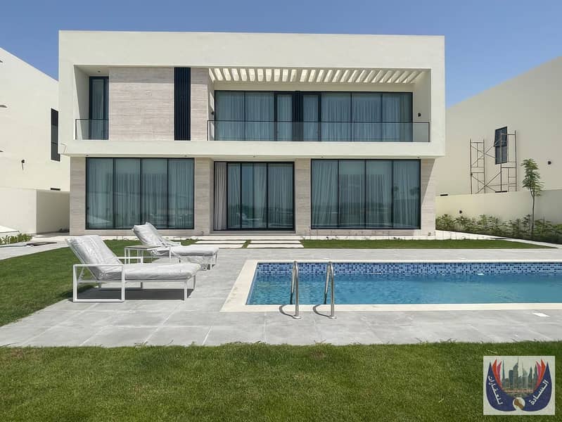 Ajman
 Al zorah area
 10,000 sqft
 Directly in front of the golf course
 5 master rooms, 2 sitting rooms, 2 halls, two kitchens, a swimming pool, and parking
For sale direct