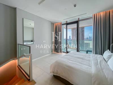 1 Bedroom Flat for Rent in Business Bay, Dubai - Burj View | Newly Furnished Duplex | Vacant