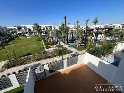 3 Bedroom Villa for Sale in Tilal Al Ghaf, Dubai - VACANT | DIRECTLY BACKING POOL AND PARK