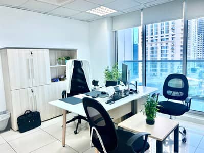 Office for Sale in Jumeirah Lake Towers (JLT), Dubai - VACANT | FURNISHED | BALCONY | NEAR METRO