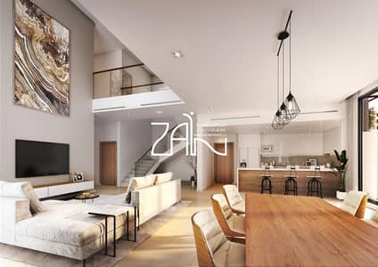 4 Bedroom Villa for Sale in Yas Island, Abu Dhabi - 1701_4XS_Living_Kitchen. jpg