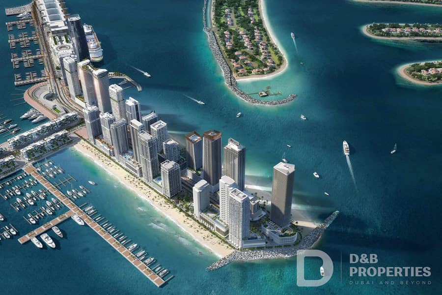 位于迪拜港，艾玛尔海滨社区，Address海滩之门公寓小区 2 卧室的公寓 5850000 AED - 8629859