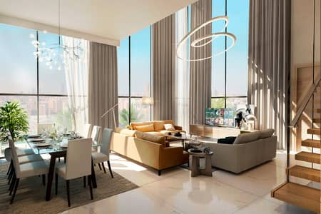 فلیٹ 2 غرفة نوم للبيع في جزيرة المارية، أبوظبي - al-maryah-vista-al-reem-island-abu-dhabi-living-area. jpg