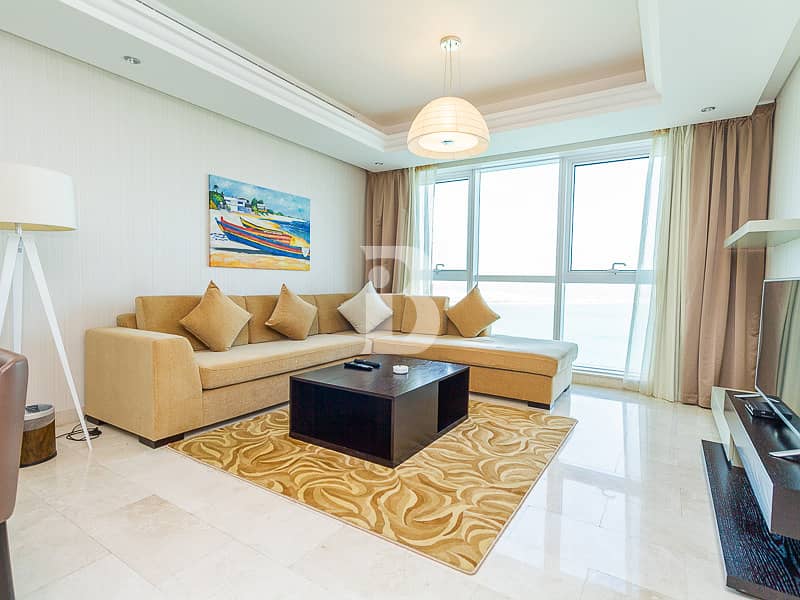 Spacious 1BR | Fully Furnished | Sea View