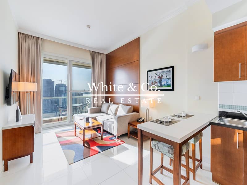 位于迪拜体育城，法克尔丁特雷潘套房酒店 1 卧室的公寓 85000 AED - 8630860