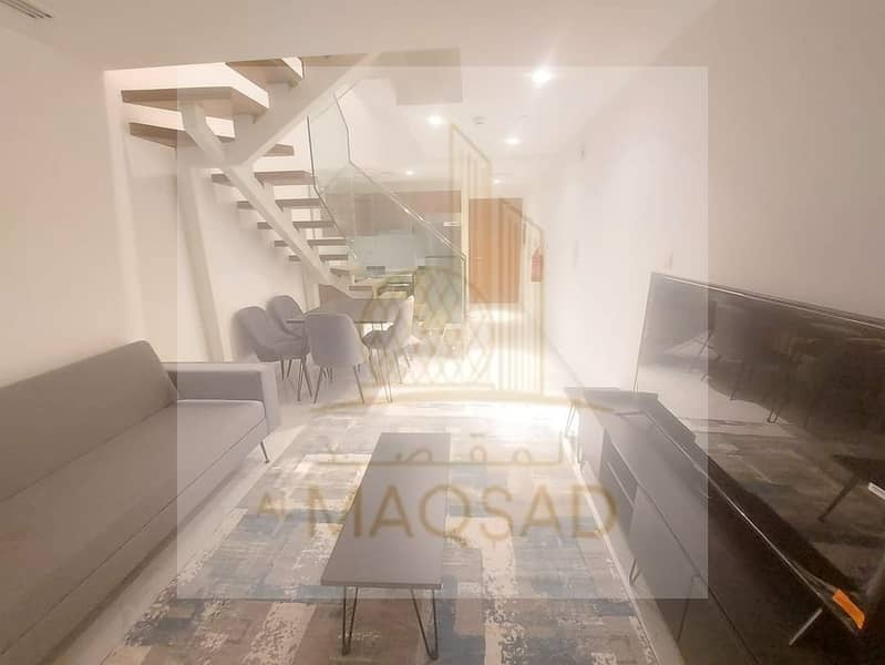 Fully furnished 2br penthouse duplex in masdar City