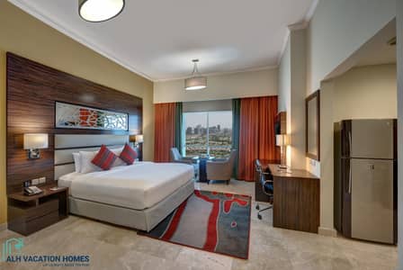 Апартаменты в отеле в аренду в Дубай Продакшн Сити, Дубай - Ghaya Grand Hotel Dubai- Studio 1. jpg