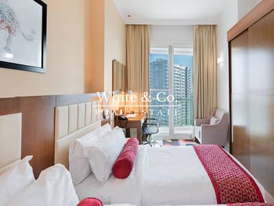فلیٹ 2 غرفة نوم للايجار في مدينة دبي الرياضية، دبي - شقة في فندق وأجنحة تريبان من فخرالدين،مدينة دبي الرياضية 2 غرف 114000 درهم - 8633483