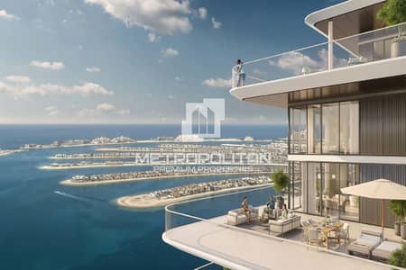 2 Bedroom Apartment for Sale in Dubai Harbour, Dubai - 03 Type | Palm Jumeirah View | Middle Floor