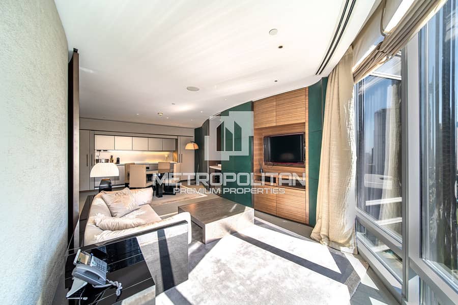 位于迪拜市中心，阿玛尼公寓 1 卧室的公寓 3777000 AED - 6989261