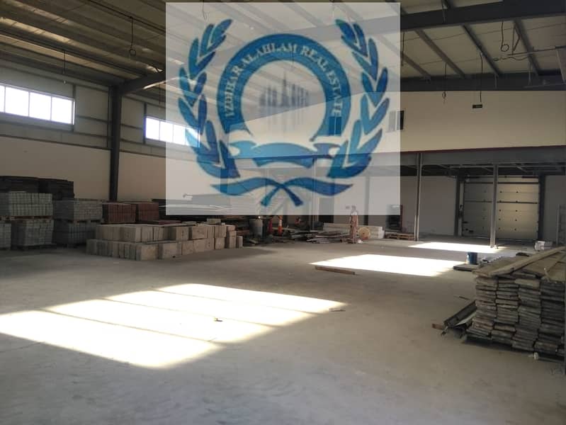 Ready Power 180 KW Warehouse, Ready Offices With Glass Cabins, Height 10 meter With Open Yard In EIC Sharjah Ready Power 180 KW Warehouse, Ready Offices With Glass Cabins, Height 10 meter With Open Yard In EIC Sharjah