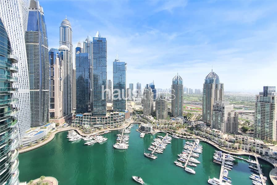 Marina and Sea Views| Spacious| Bright| Top Floor
