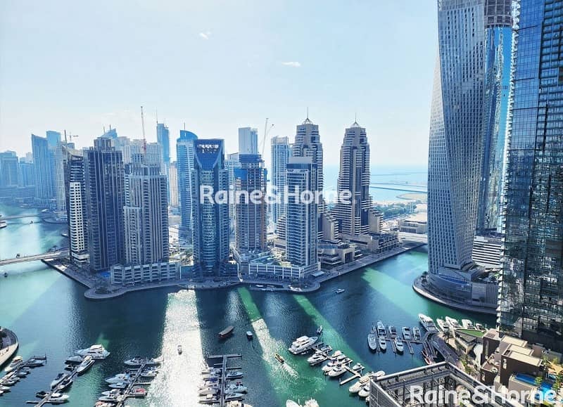 位于迪拜码头，迪拜滨海大厦（怡玛6号大厦） 5 卧室的顶楼公寓 470000 AED - 8635733