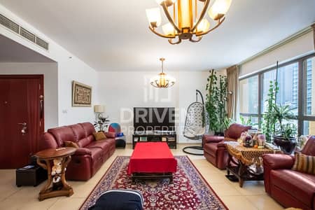 3 Bedroom Flat for Rent in Jumeirah Beach Residence (JBR), Dubai - Spacious Layout | Low Floor | Vacant Now