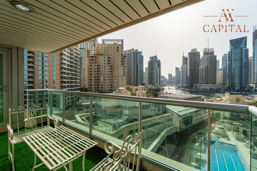 位于迪拜码头，迪拜滨海大厦（怡玛6号大厦），阿尔穆尔扬大厦 2 卧室的公寓 4500000 AED - 8639453
