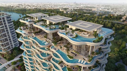 شقة 4 غرف نوم للبيع في الوصل، دبي - شقة في قناة كازا،الوصل 4 غرف 35000000 درهم - 8639984
