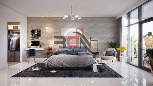 1 Bedroom Flat for Sale in Al Reem Island, Abu Dhabi - 2BR Type E Bedroom PERSPECTIVE View1. jpg