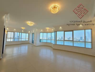 4 Bedroom Flat for Rent in Al Majaz, Sharjah - Luxury Elegant | 4bhk Apartment Front Seaview | Gym,Pool parking Free
