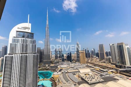 3 Bedroom Apartment for Sale in Downtown Dubai, Dubai - High Floor w/ Burj Khalifa View | Vacant
