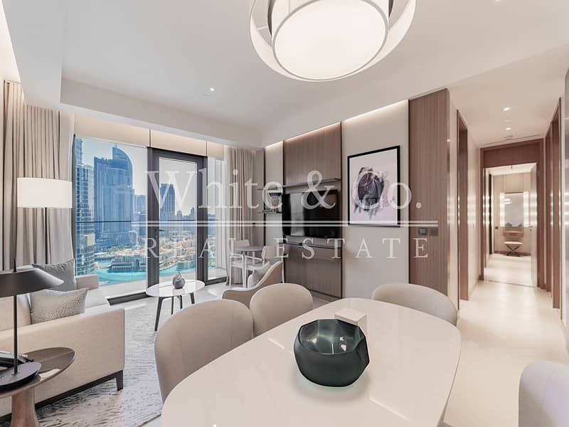 位于迪拜市中心，迪拜歌剧院谦恭公寓，The Address Residences Dubai Opera Tower 2 2 卧室的公寓 350000 AED - 8644545