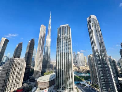 3 Bedroom Flat for Rent in Downtown Dubai, Dubai - Burj Khalifa View | Chiller Free | High Floor