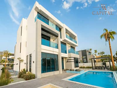 8 Bedroom Villa for Rent in Palm Jumeirah, Dubai - Custom Built | Billionaires Frond | Luxurious