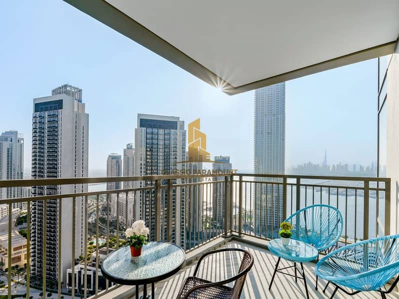 شقة في برج كريك رايز 2،كريك رايز،مرسى خور دبي 2 غرف 170000 درهم - 8646266