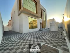 Villa for sale in Ajman first inhabitant with 6 rooms Asphalt street modern design