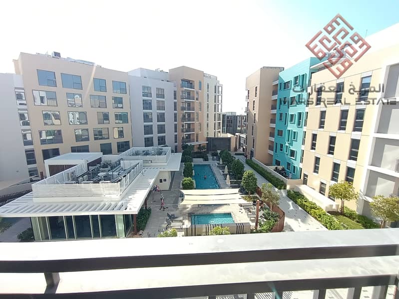 Luxurious brand 2 bedroom apartment available with big trace in al Zahia uptown just 105k