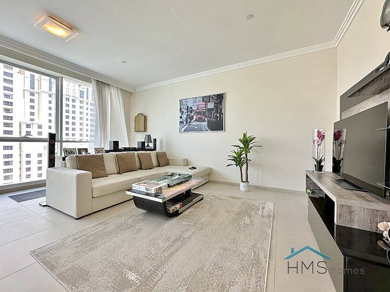 HMS Homes are pleased to introduce this beautiful exclusive 2 Bedroom plus Maid's Apartment in Al Bateen Residence, JBR.