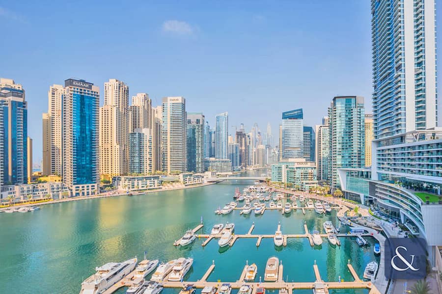 位于迪拜码头，艾瑞海湾景观公寓 2 卧室的公寓 2450000 AED - 8649133
